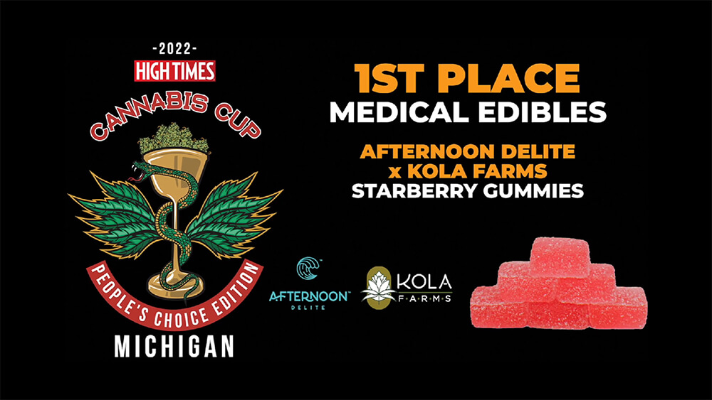 High Times 1st Place Winner 2022 Cannabis Cup of Michigan 🔥 Kola Farm